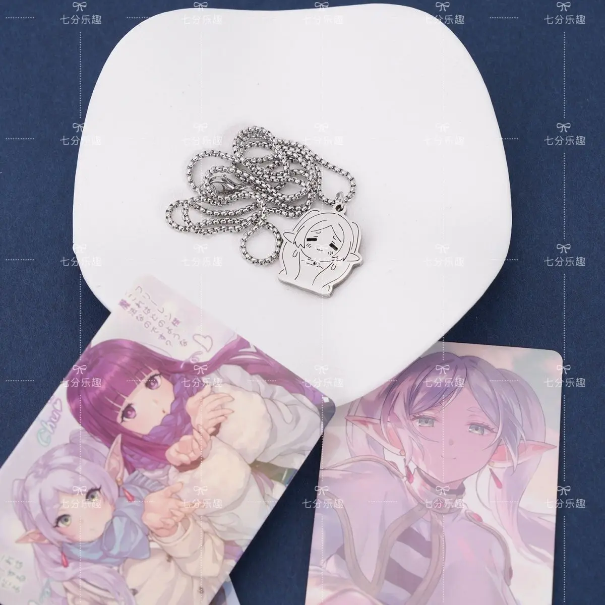 Frieren : Au-delà de la fin du voyage, collier avec pendentif Frieren, accessoire de cosplay d’anime, bijou, cadeau d’Halloween.