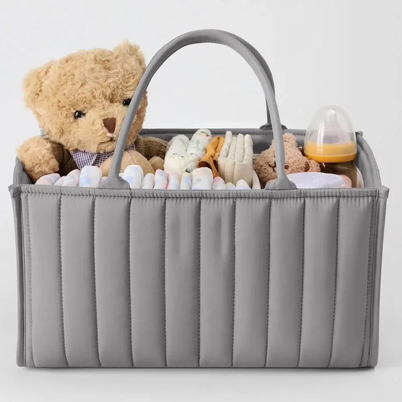 Diaper Bag High Capacity Mommy-bags Folding Baby Nappy Bag Portable Maternity Bag Baby Bottle Organizer for The Baby's Nursery