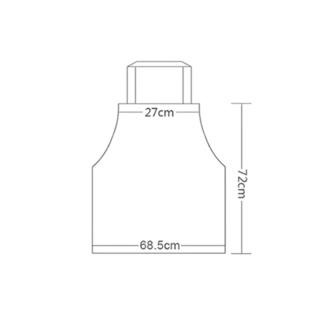 

Waterproof Apron Premium Fabric Oilproof Dirt Resistant Adjustable Shoulder Strap Hanging Neck Design Cooking Kitchen Bib Home