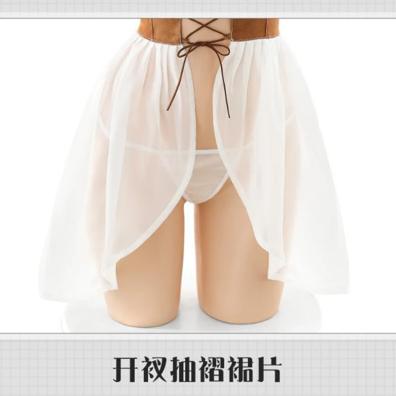 Porno Bar Party Hanfu Roleplay Lingerie Cos Chinese Ancient Princess Uniform Chiffon Erotic Dance Stage Performance Costumes