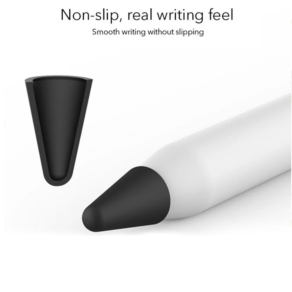 

8Pcs Nib Tip Cap for Stylus Pen Silicone Protective Cover No Magnetic Increased Friction Compatible with Apple Pencil 1 2 Noise