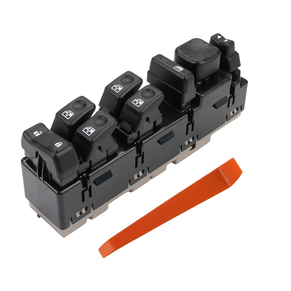 

Front Driver Side Master Power Window Switch with Folding Mirror Compatible with 2003-2007 Hummer H2 Replaces 15883429