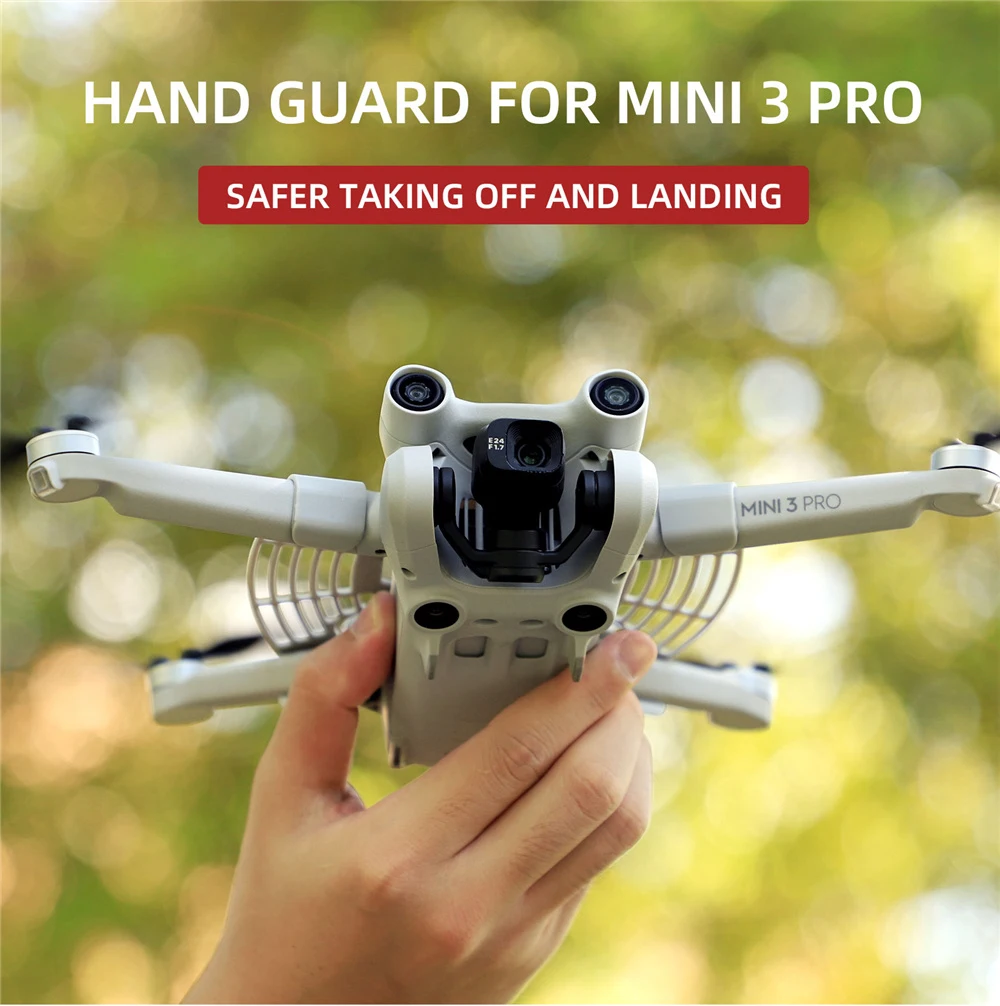 For DJI Mini 3 Pro Drone Protective Landing Hand Safety Gear Hand Guard Finger Safety Guard Parts Accessories for DJI Mini 3 Pro