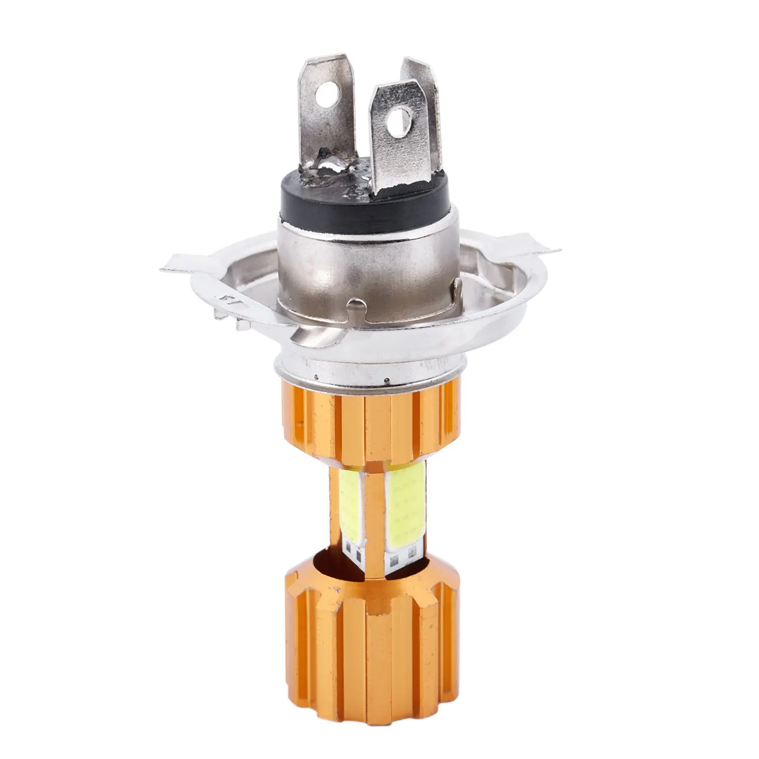 Motorcycle LED Headlight Bulb 3 COB Hi/Lo Super Bright Lamp Light Main in Car Light