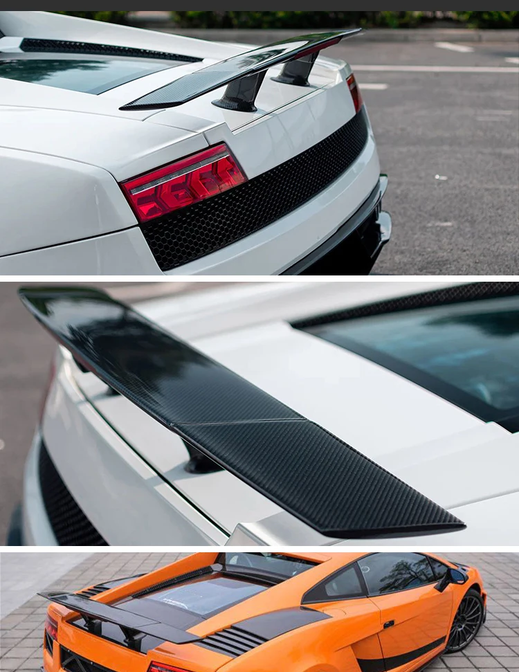 

Suitable for Lamborghini LP570lp550Lp560 upgraded carbon fiber D-style spoiler accessories