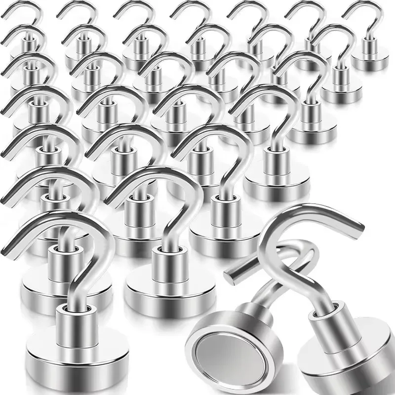 Strong Magnetic Hooks Load Bearing Hook MultiPurpose Storage For Home Kitchen Bar Storage Key Hanging Hanger