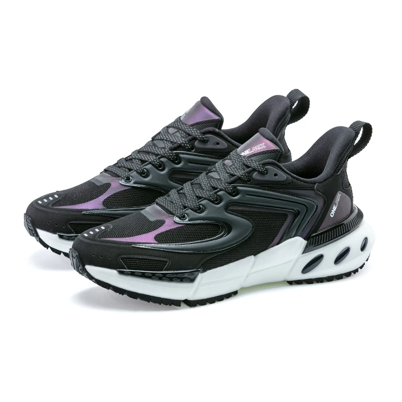 Onemix-zapatillas deportivas de malla transpirable para mujer, calzado deportivo para correr al aire libre, zapatos atléticos para caminar, color