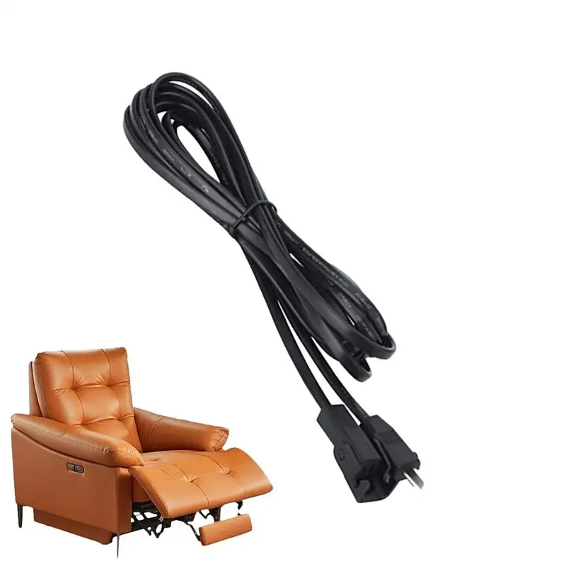 2m/6.5ft Electric Recliner Chair Sofa Extension Cord Power Supply Cable For Okin Lifting Chair Apapter Replacement