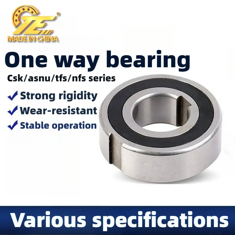 One-way bearing CKA308030 overrunning clutch, reverse check clutch with keyway