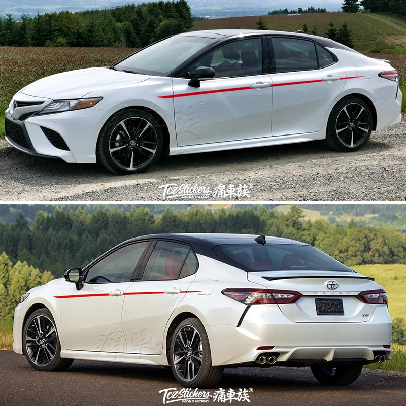 

Для Toyota Camry 2019 2020 2021 2022 кузов Профессиональный модифицированный виниловый автомобильный стикер автомобильная пленка спортивный Декор Переводные аксессуары