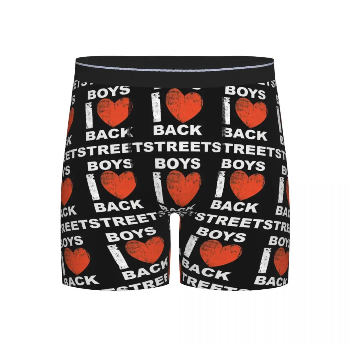 

Длинные трусы-боксеры, шорты Backstreet для мальчиков, трусики для музыкальной группы, мужское вентилируемое нижнее белье для мужчин, подарки бойфренду