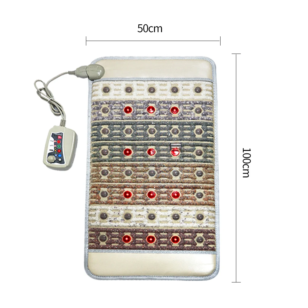 7-Chakra Healing Mat with PEMF & Photon Therapy - Far Infrared Heating Pad for Back Pain Relief, Energy Balance & Relaxation