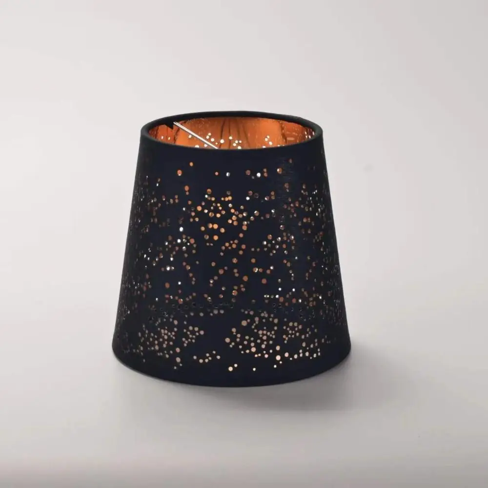 

Reusable Cloth Lamp Shade Internal Golden Hollow-Out Clip Bulb-Lampshade Ambience Protective Light Fittings Lampshades Home