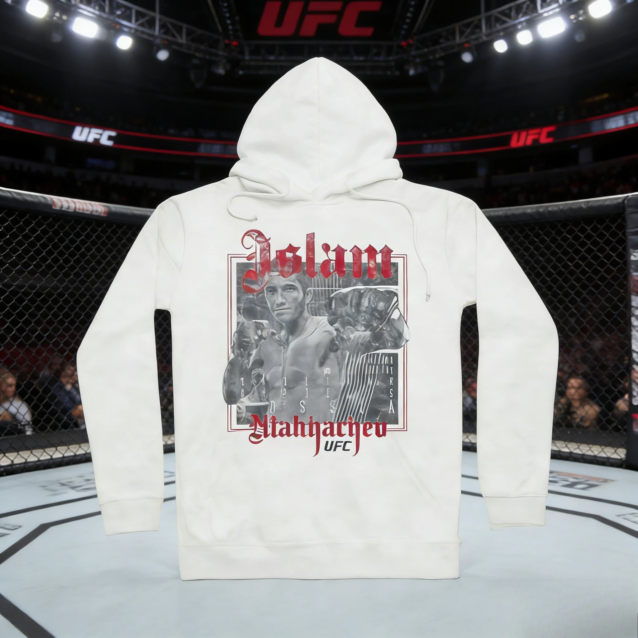 

UFC Islam Makhachev's Theme 2026, осенне-зимняя повседневная толстовка из 100% хлопка с принтом, подходит для мужчин и женщин