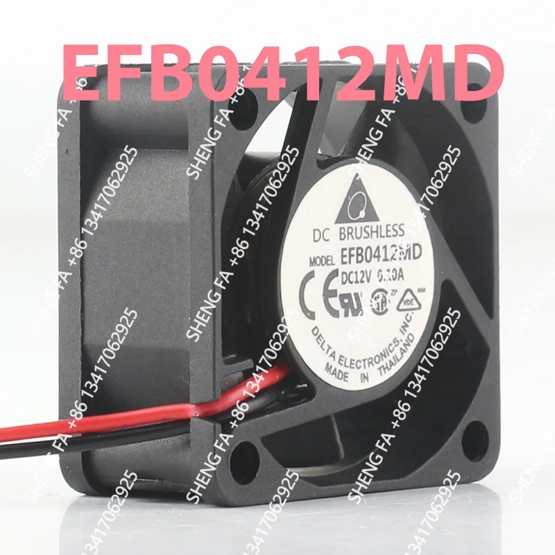 cooling fan EFB0412MD New Delta 5V 24V 48V DC12V 0.10A AC EC 4020 40X40X20MM 4CM dual ball switch Mute speed measurement chassis