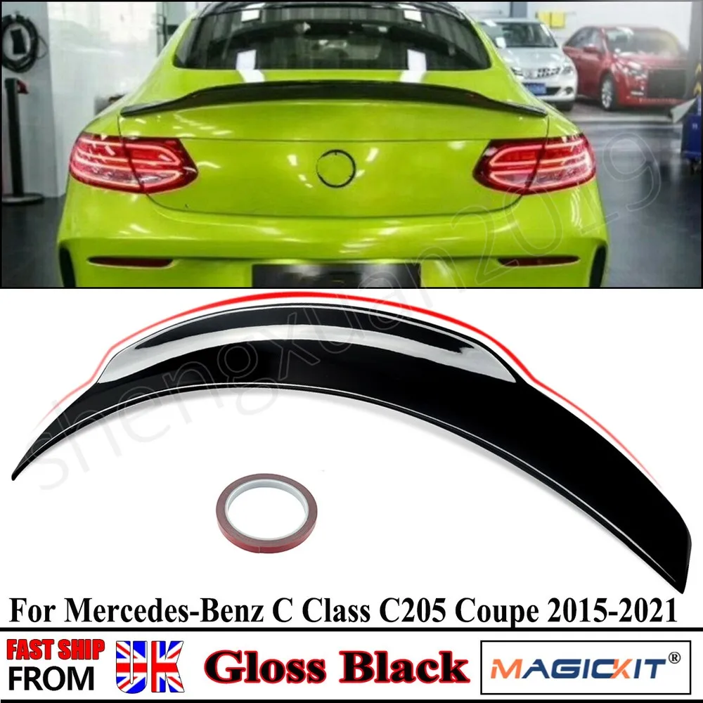 

Хвостовой спойлер PSM Style ДЛЯ MERCEDES C CLASS C205 C180 C220D C300 C400 COUPE 2015-2021 RENNTECH ЗАДНИЙ БОТ СПОЙЛЕР ГРУБ ЧЕРНЫЙ