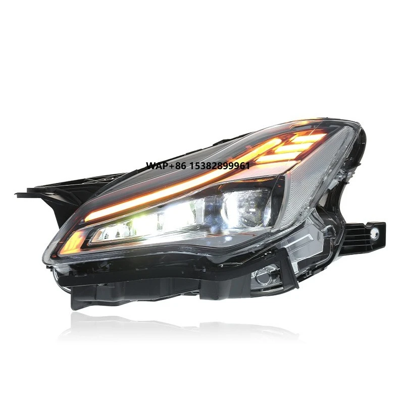 

Headlight Assembly Modification Matrix Lens Daytime Running Turn Signal LED Light Headlight for Maserati Quattroporte 2013-2017