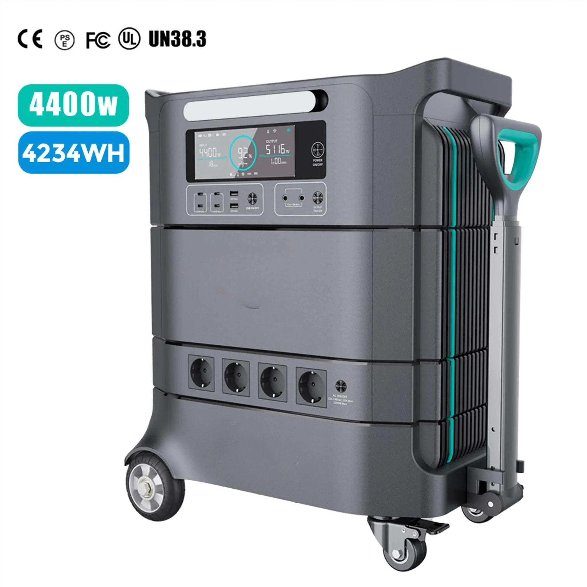 

Sorein 4400W High Quality 3300W Solar Power Generator 110V 220V 3000W Portable Power Station 3 Kw Portable Generator For Bakery