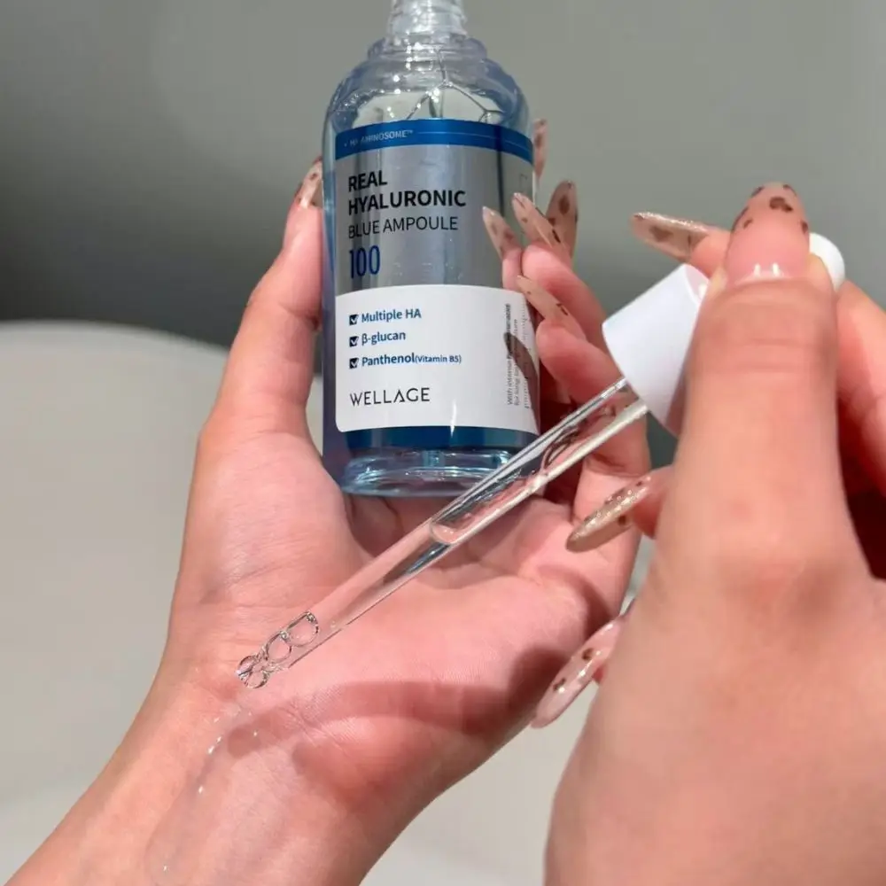 

Ампульная эссенция с гиалуроновой кислотой, увлажняющая, против морщин, укрепляющая, успокаивающая кожу, легкая текстура для всех типов кожи, уход за кожей, 100 мл