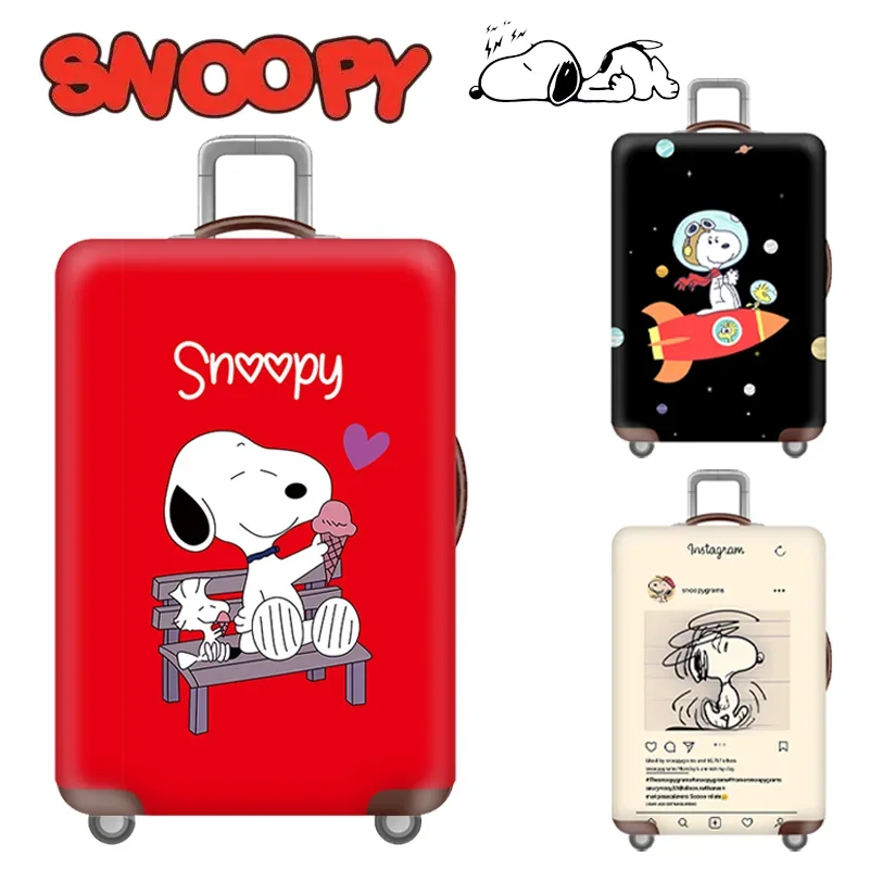 Snoopy Luggage Covers Protector Travel Luggage Suitcase Protective Cover Stretch Dust Covers Travel Accessories Luggage Supplies