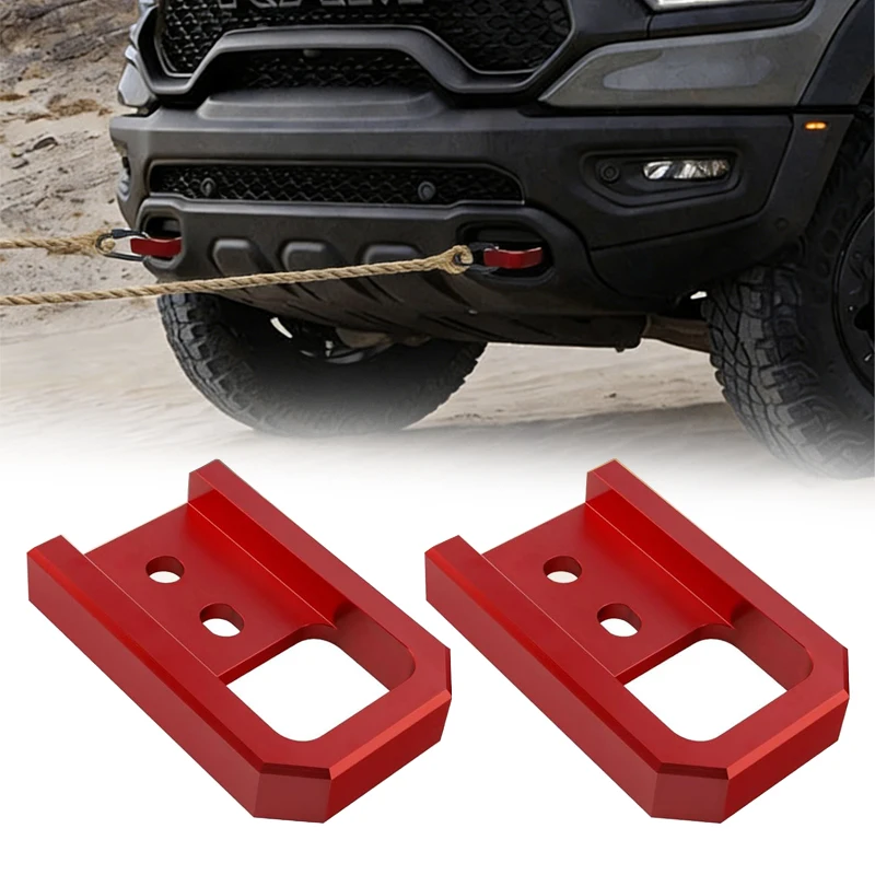 Car Tow Hooks Front Bumper Towing Shackle Mounts For Tacoma 2024 2026 And For 4Runner 2025 2026 Off-Road Recovery Accessories