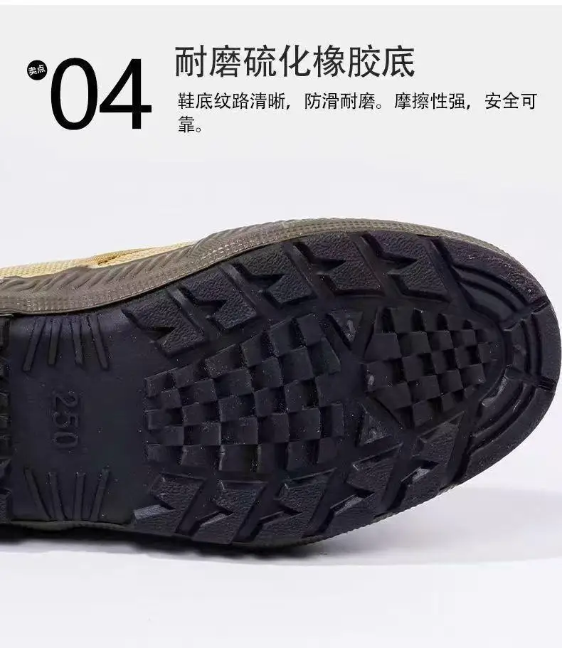 New Three proof Shoes Waterproof, Oil resistant, Wear resistant, High cut Anti slip Rubber Release Upper Three proof Spring and