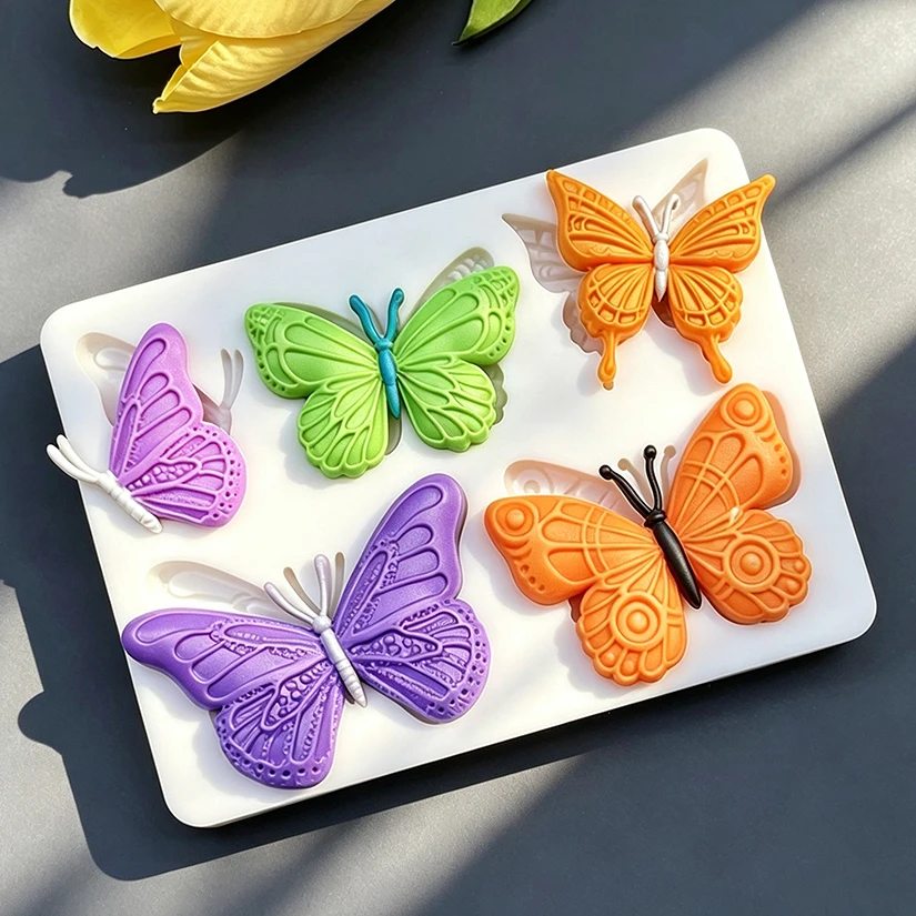 Butterfly Silicone Sugarcraft Mold Cookie Cupcake Chocolate Baking Mold Fondant Cake Decorating Tools