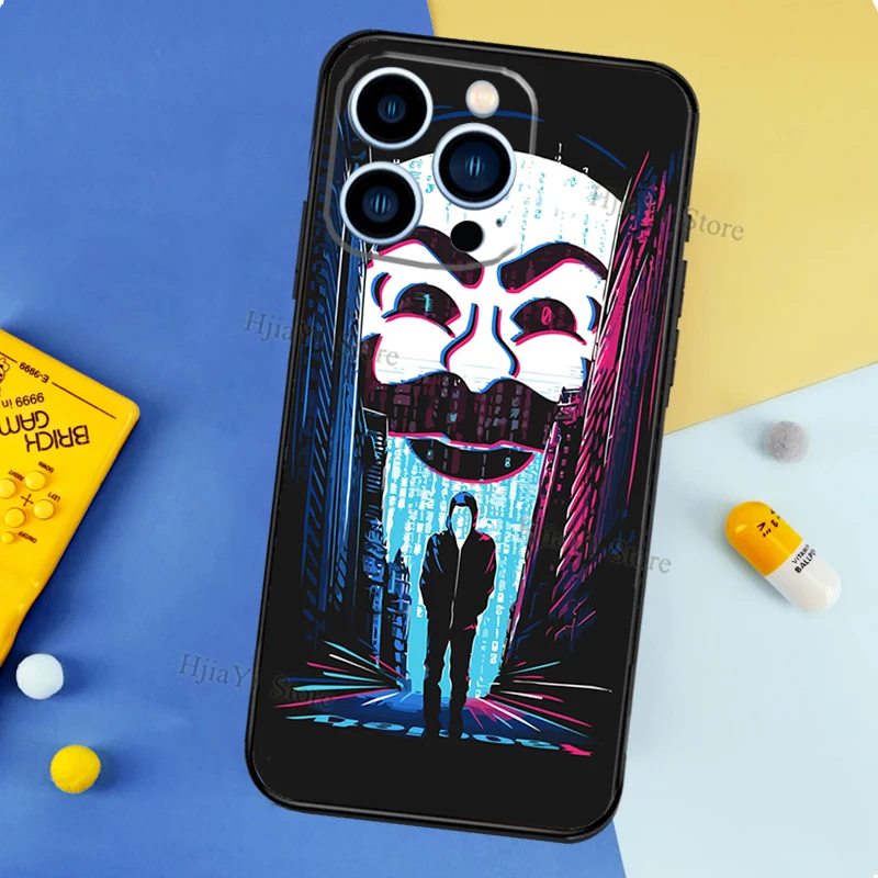 Mr Robot Fsociety Phone Case For iPhone 13 12 11 14 15 16 Pro Max Mini XS X XR Plus Soft Cover Case