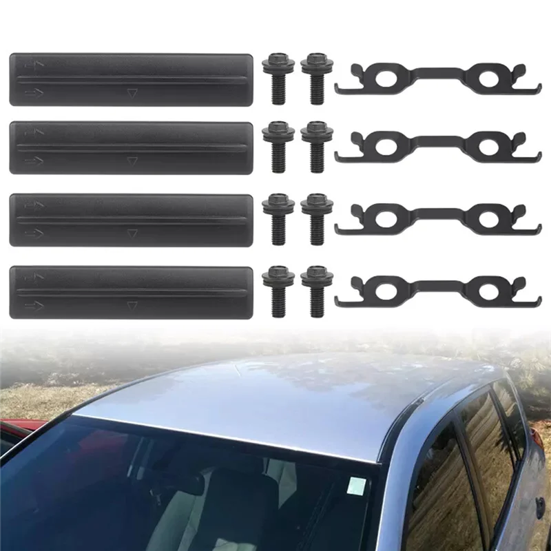Firmly 4Pcs Roof Drip Rack Removal Cover Clips With Screws Acces 75596-35020 For Toyota FJ Cruiser 07-14 RAV4 Lexus 63185-42020 view 2