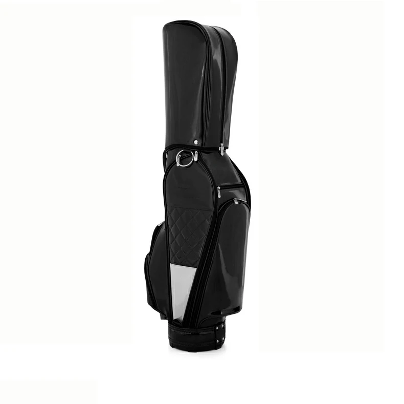 Universal Men & Women Standard Golf Bag Premium Crystal PU Leather Wear Resistant Golf Club Storage Bag For Golf Course Training