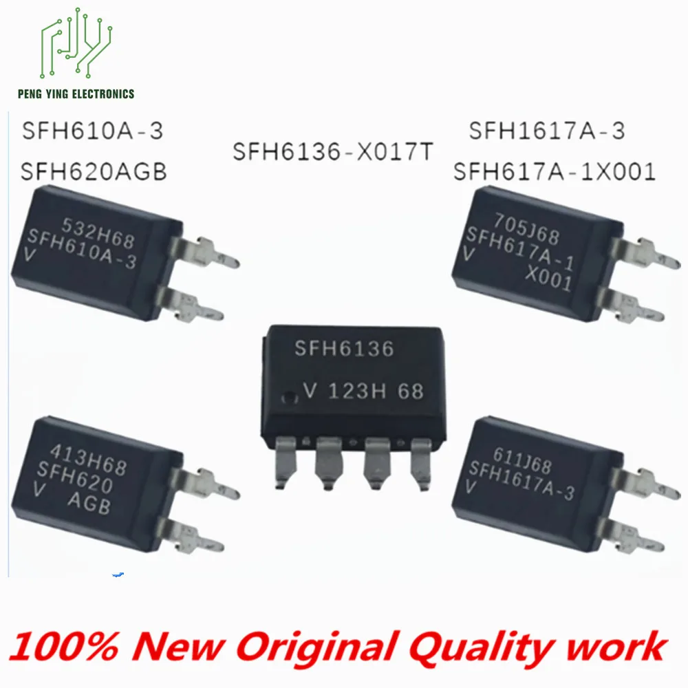 100%New10PCS SFH6136-X017T SFH1617A-3 SFH610A-3 SFH617A-1X001 SFH620AGB