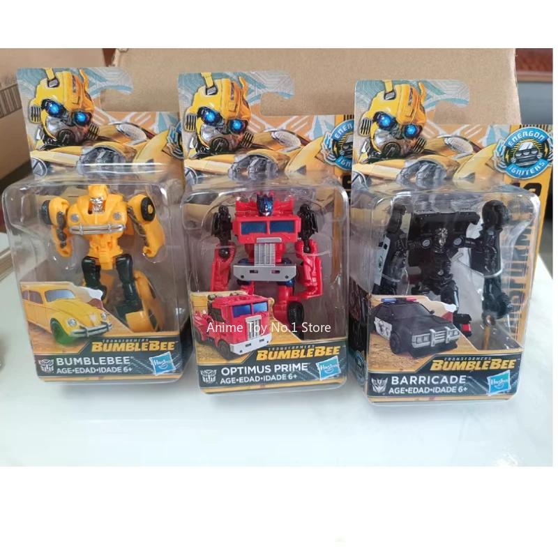 Modelo de robô de transformação original, miniatura em pequena escala, camada lendária, rollbar bumblebee optimus prime ‌   Ação de anime popular