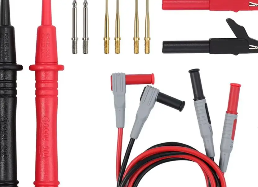 

Набор для измерений на мультиметре 12-в-1, 18 AWG, с зажимами типа «крокодил» и 2-мм щупами, 3 фута/1 м, для измерения мощности на мультиметре