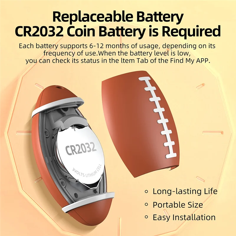 A24U Mini Bluetooth GPS Tracker Anti-Lost Device For Find My App Ideal For Pets Kids Bags Wallets And Keys