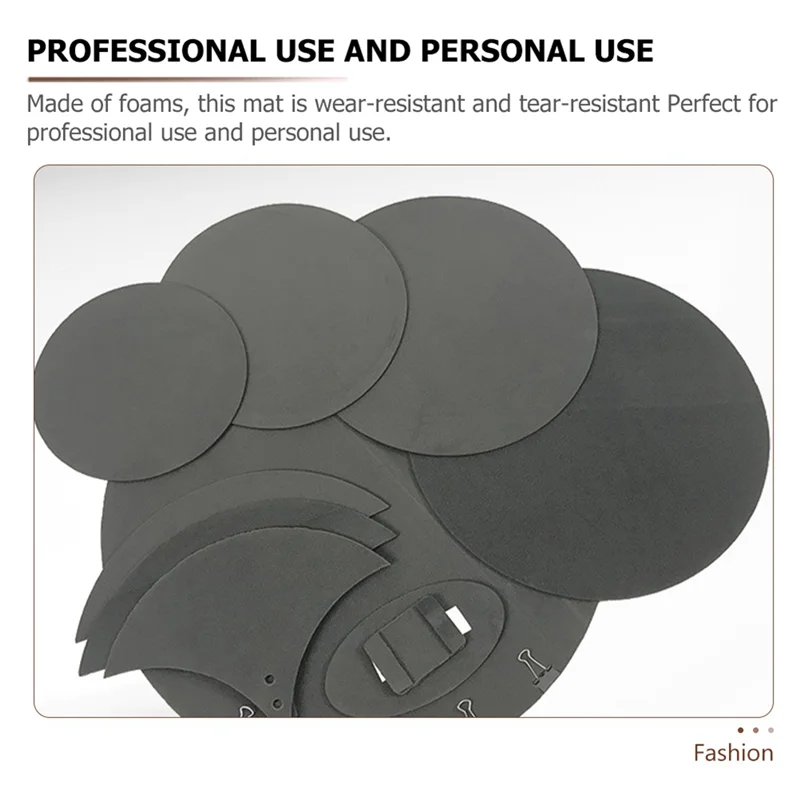 

A74K-4Pcs Drum Practice Pad Kit Foam Mute Pads Instruments Parts Jazz Snare Set Drum Pad Soundproof Accessories
