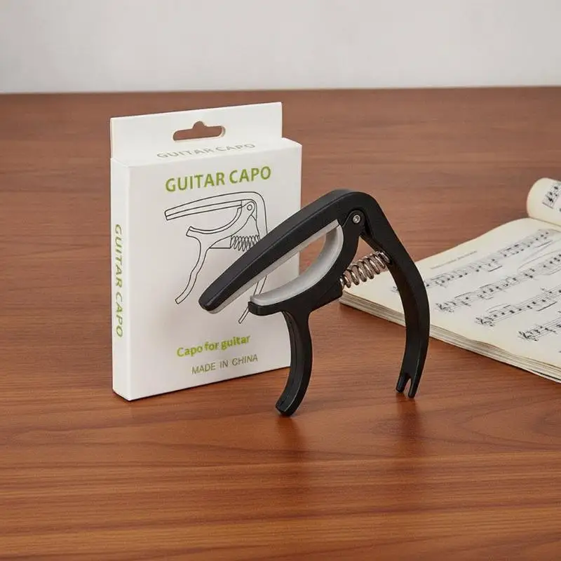 Guitar Capo Universal Portable Plastic Tuning Clamp Quick Release for 6-String Guitar Ukulele Banjo Musical Part