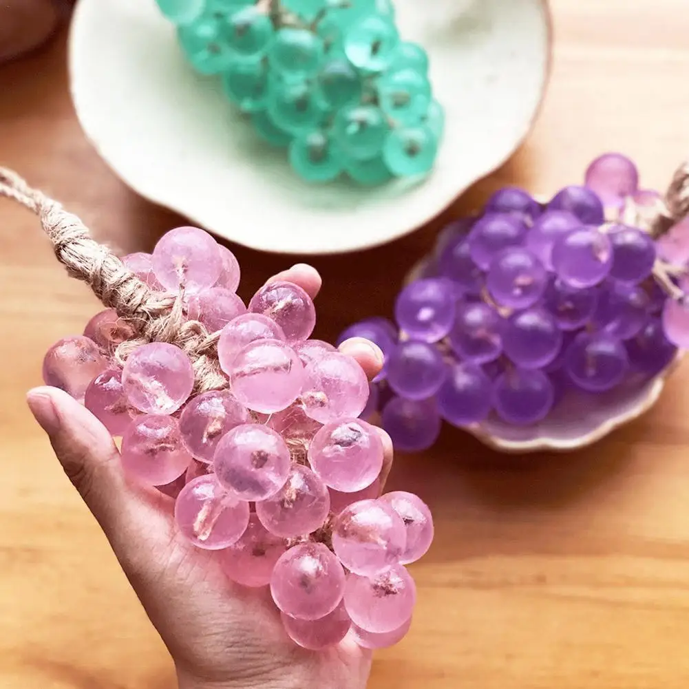 Handmade Soap Bar,Pearl Grape Bunches Bathing & Washing & Cleaning & Nourishing Gift Box Soap,Plant Extraction Mild Remove Dirt