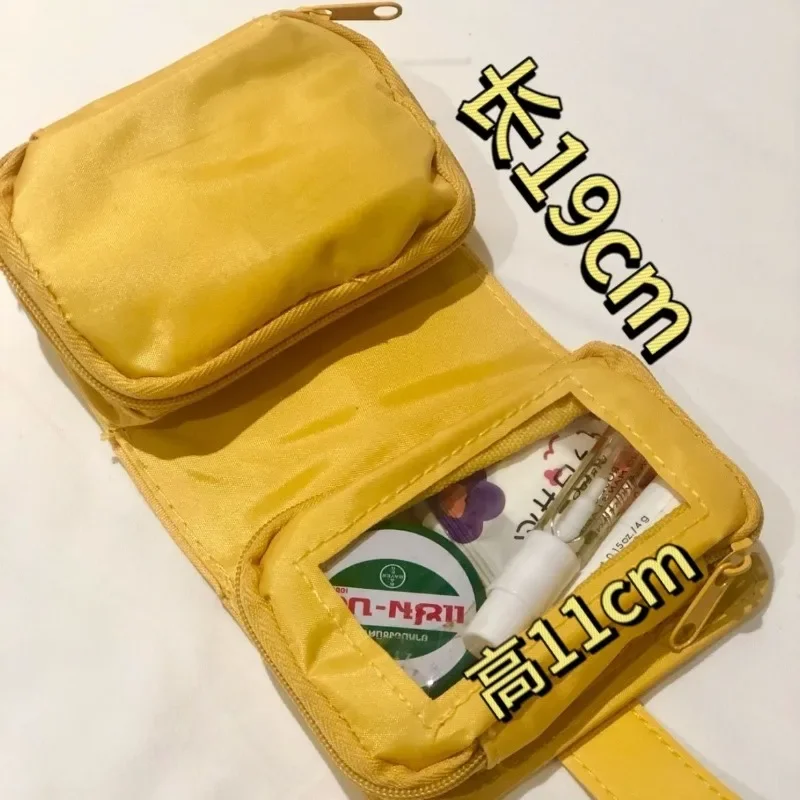حقيبة تخزين مكياج مطبوعة على شكل شخصية كرتونية لطيفة سنوبي ذات قيمة عالية كاواي متعددة الوظائف ومحمولة ومطبوعة
