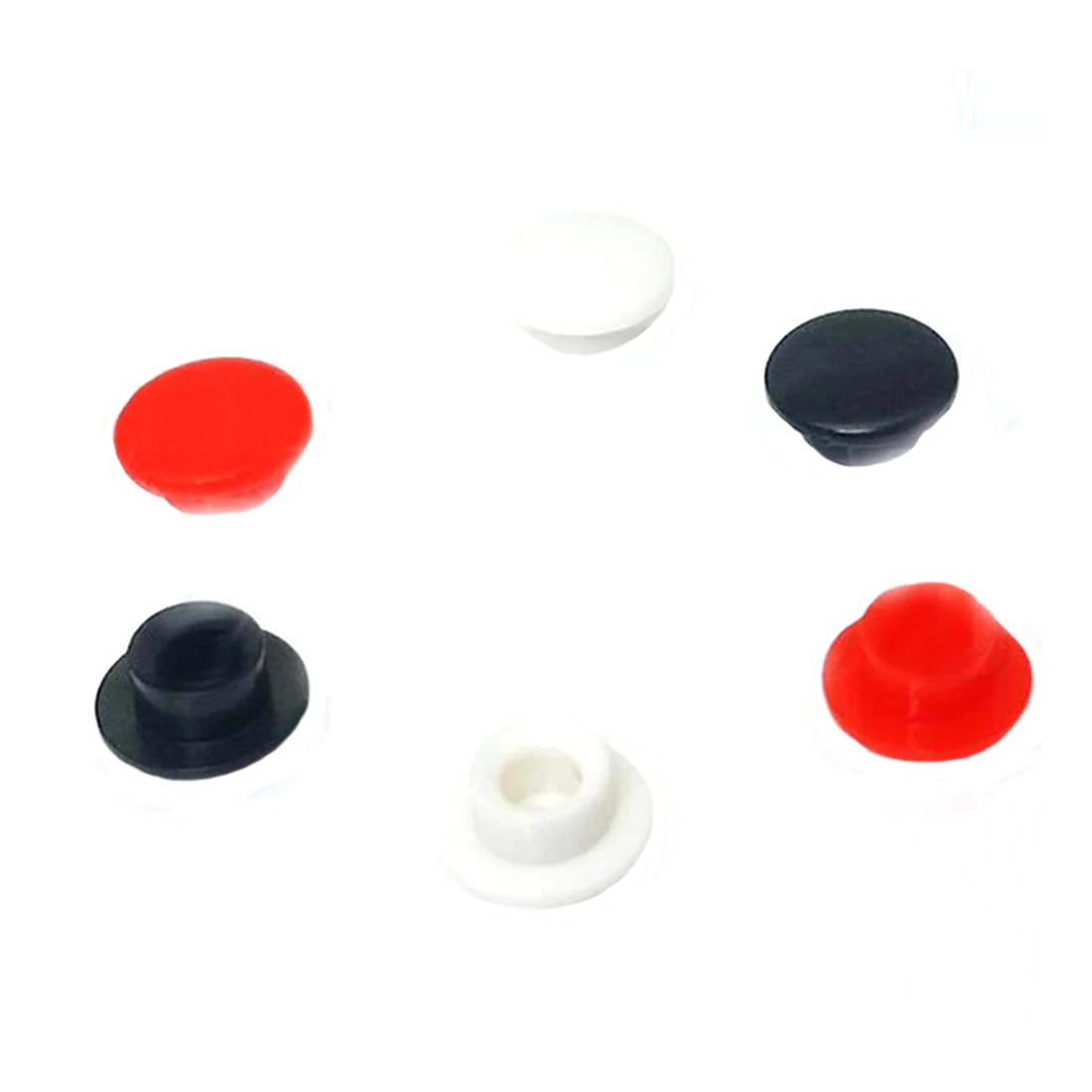 100Pcs 6*6Mm Knop Cap Ronde Schakelaar Caps Multicolor Cover Voor 6*6Mmm Ronde Tactiele schakelaar Diameter 8*3Mm Groothandel Prijs