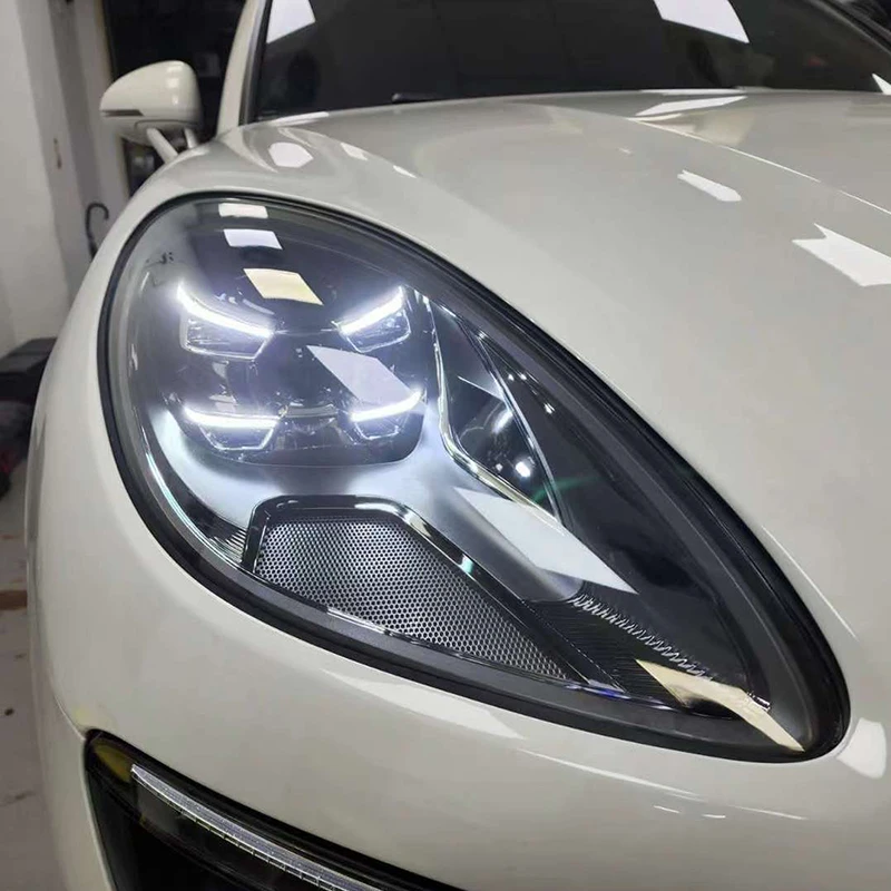 2014-2021 Models Car Upgrade Modification 2023 95B LED Headlights and Front Bumper Suitability for Macan