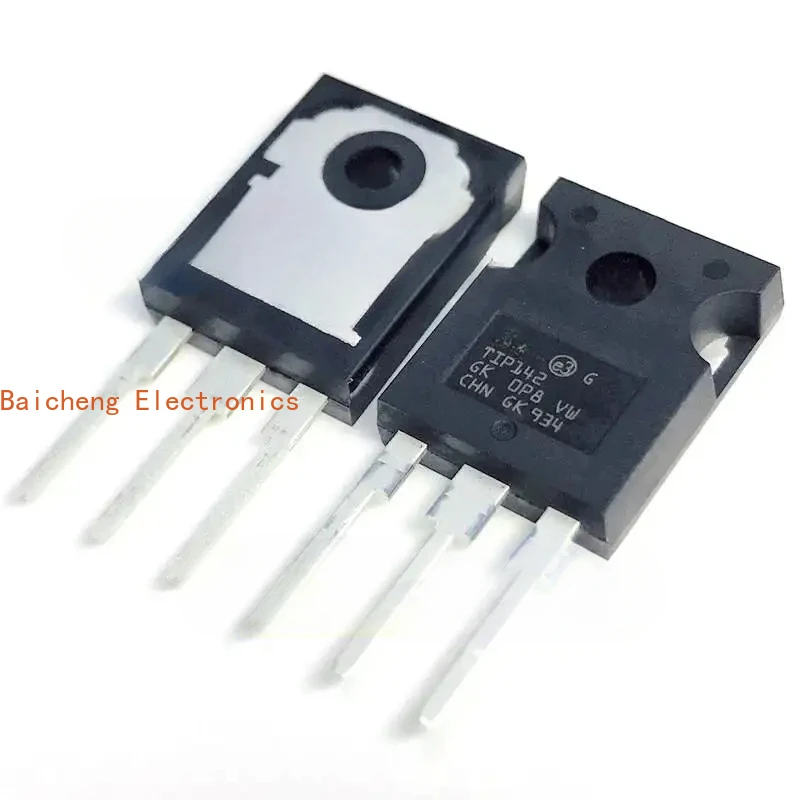 10PCS TIP142  Chip Electronic Integrated Circuit TO-247 TIP 147 142 Darlington Transistor Package TO247 TIP147