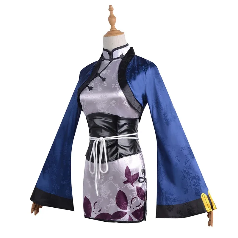 

AA wat Ran Mao аниме Ranmao косплей костюм Cheongsam парик Черный дворецкий Cos одежда Хэллоуин Costu2025 Новый