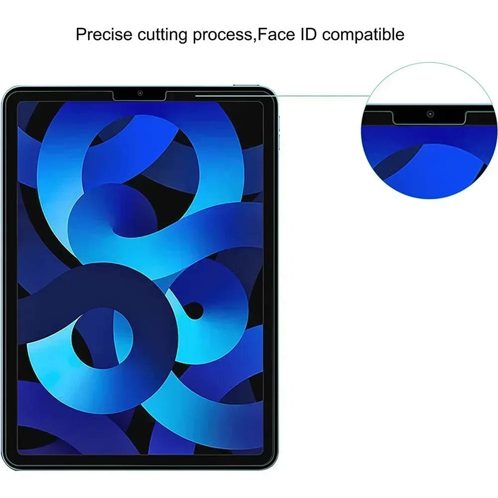 Película protectora de pantalla para tableta, vidrio templado para Apple iPad Air 5, 2022, Air5, 5ª generación, A2588, A2589, A2591, 3 paquetes