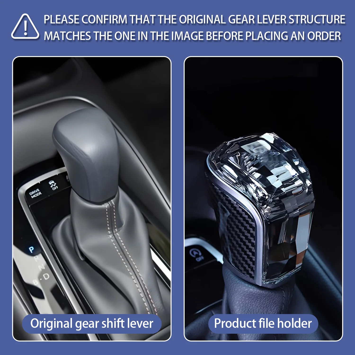 LED Breathing Light Crystal Gear Shift Knob For Toyota Camry/Levin/Frontlander/Allion /Avalon/CHR/Levn/Corolla Seven Color