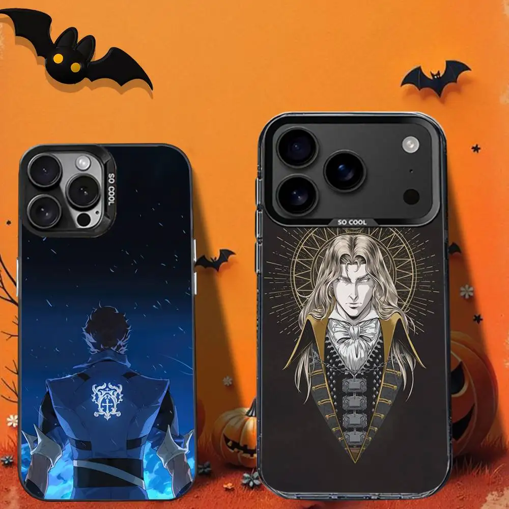 

Popular C-Castlevania Game Phone Case For iPhone 16,12,13,17,15,1,11,Mini,Pro,SE,XS,MAX,Black Matte Silicone Cover
