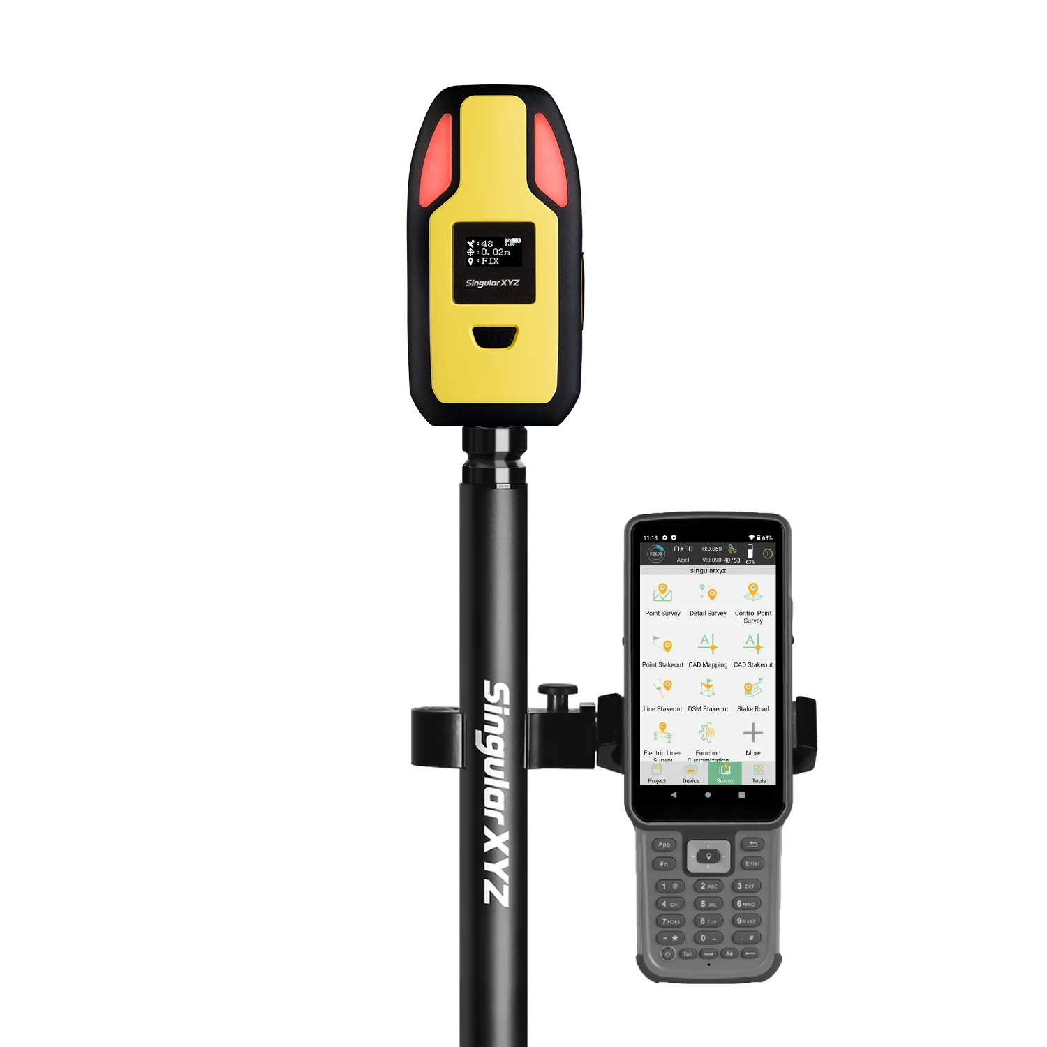 Data Collector Handheld GIS GNSS Receiver | 1408 Channels IP67 For Personnel Tracking Surveying
