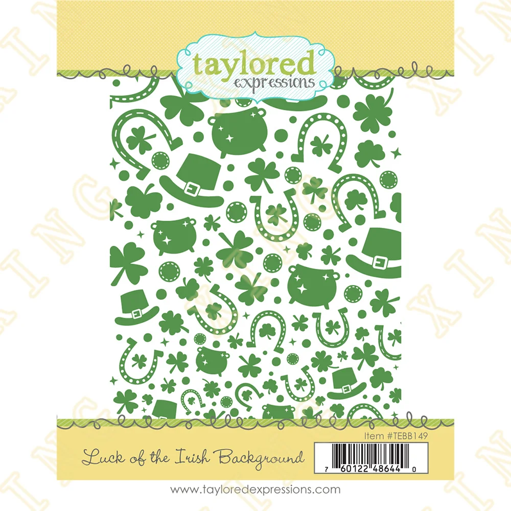 Luck of the Irish Background Silicone Stamps Scrapbook Diary Decoration Embossing Template Diy Greeting Card Handmade 2023 New