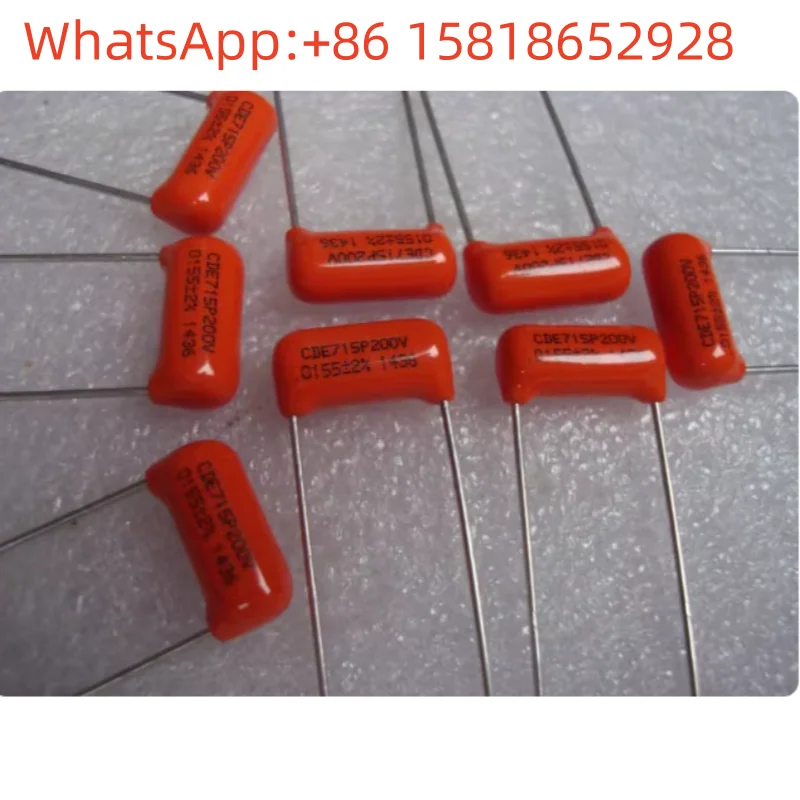 10pcs 200V 0.0155UF instead of 0.015UF American Big D CDE 2% Supreme 715P series guitar non-polar capacitor
