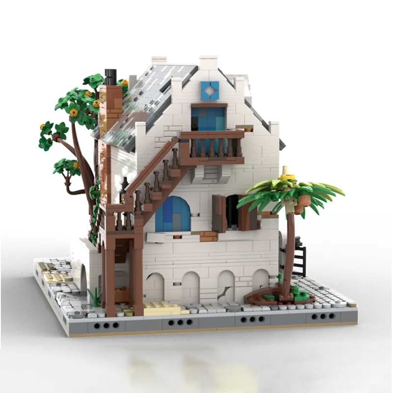 Modulaire stadsgebouw Moc-bouwstenen Modulair De Three Tuns Tavern Technology Blokken Kerst DIY-speelgoed Constructiegeschenken