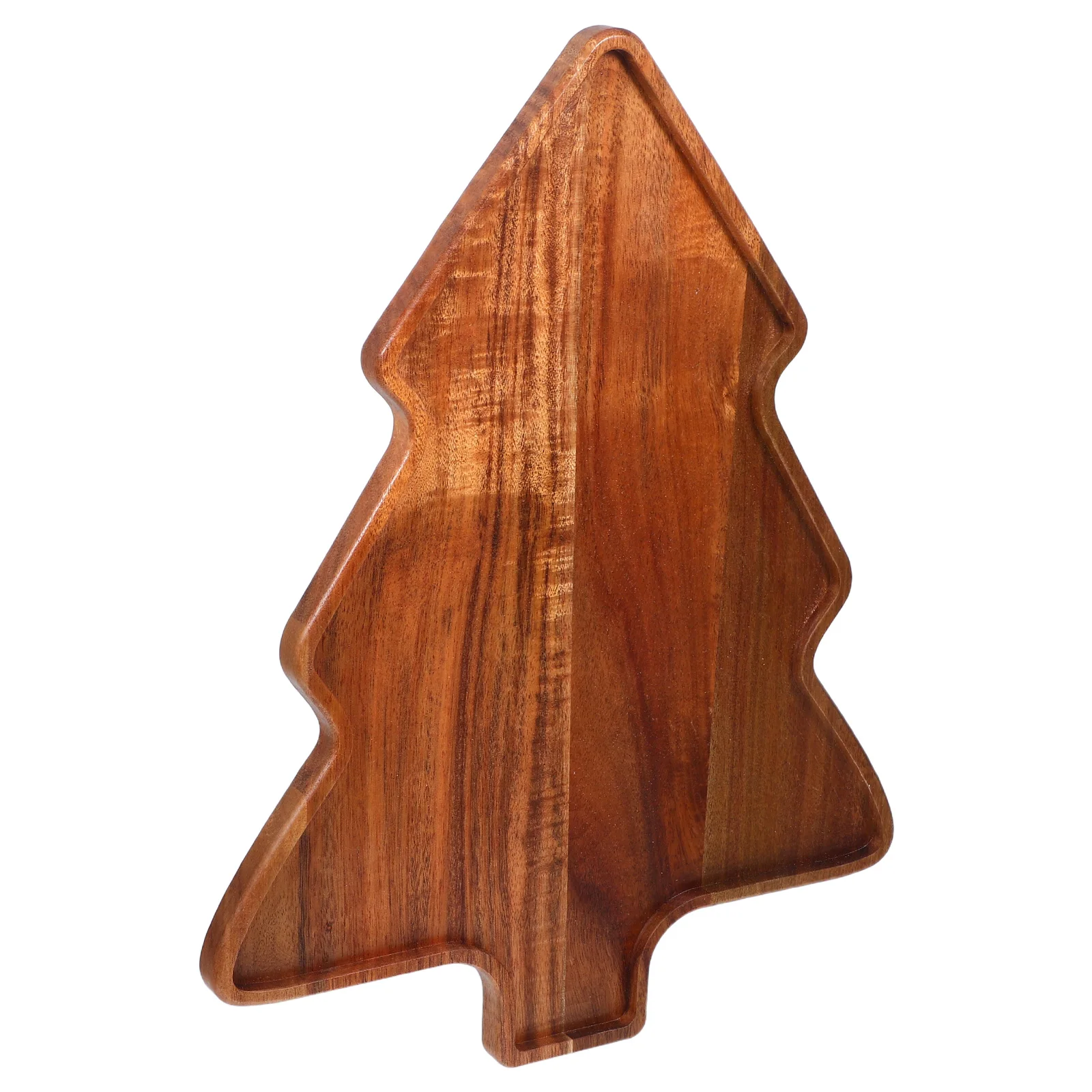 

Christmas Tree Tray Table Appetizer Chismas Serving Wood Trays Fruit Platter Candy Dish Acacia Dessert Plates